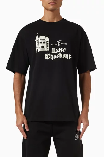 Hotel Logo T-shirt in Cotton