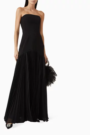 Strapless Gown in Crepe