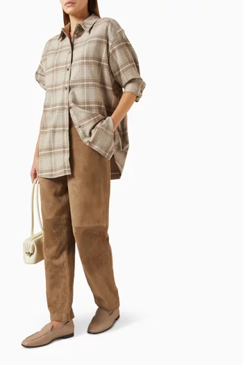 Flannel Shirt in Cotton