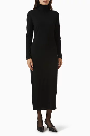 Turtleneck Dress in Wool