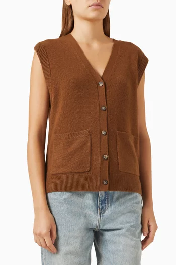 Grandpa's Vest in Cashmere