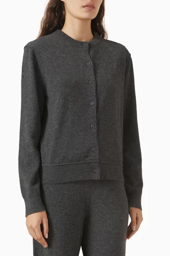 Aura Buttoned Cardigan in Cashmere