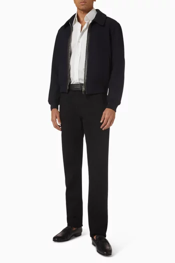 Jacket in Double Face Twill