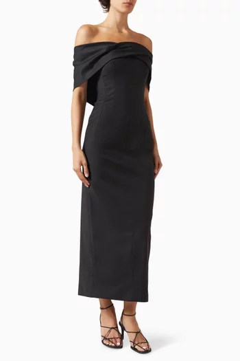 Perrine Midi Dress in Wool