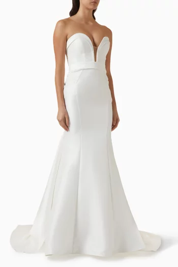 فستان سهرة بقصة حورية البحر ستان