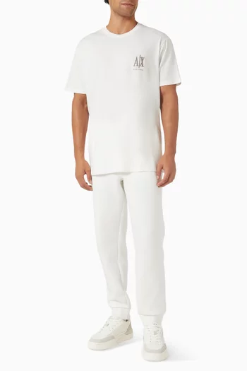 تي شيرت بشعار الماركة قطن جيرسيه