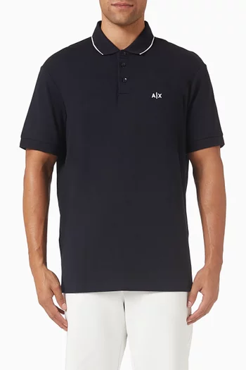 Slim-fit Polo Shirt in Stretch Cotton