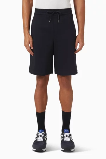 Tonal Logo Shorts in Cotton