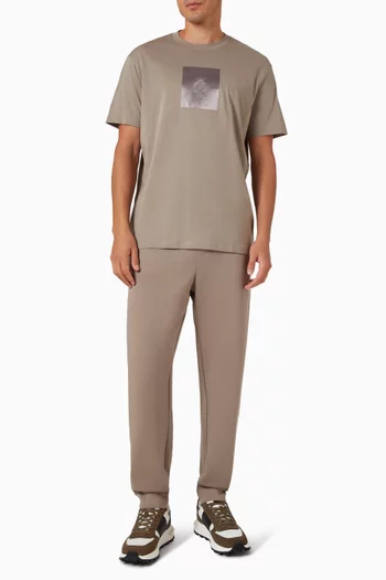 تي شيرت بشعار AX قطن