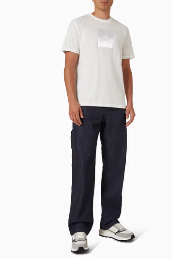 تي شيرت بشعار AX قطن