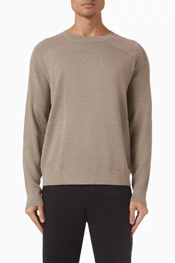 سترة بشعار الماركة نسيج مضلع