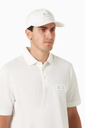 AX Logo Cap in Cotton