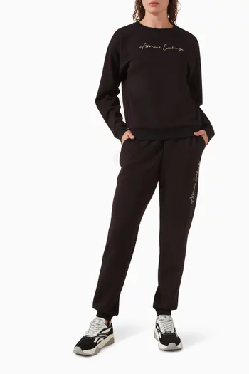 Crewneck Sweatshirt in Viscose-blend