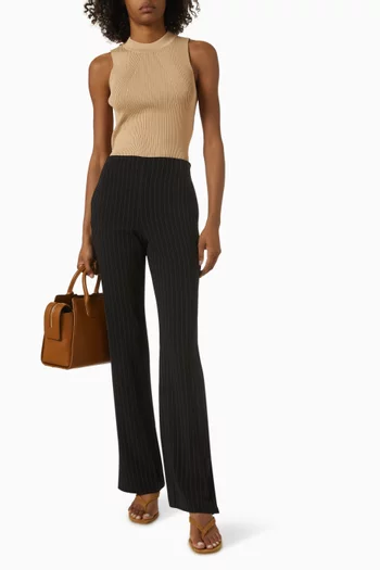 Striped Stirrup Pants