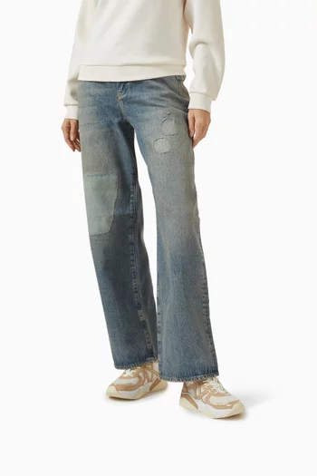 سنيكرز شير بشعار AX قماش شبكي