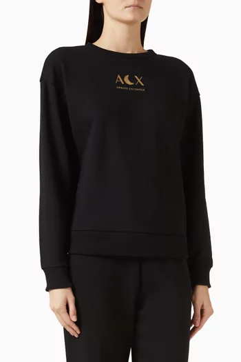 AX Logo Sweatshirt in Cotton-blend