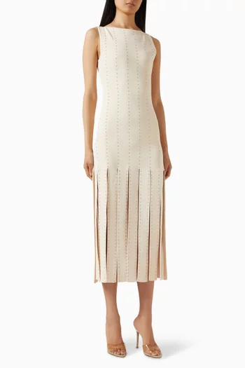 Aphrodite Fringed Midi Dress