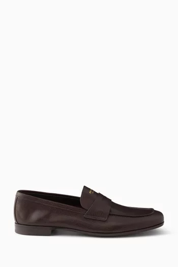 Penny Loafers in Leather