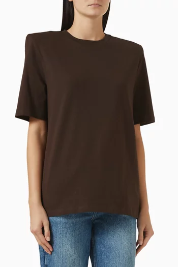 تي شيرت كارينجتون مبطن قطن