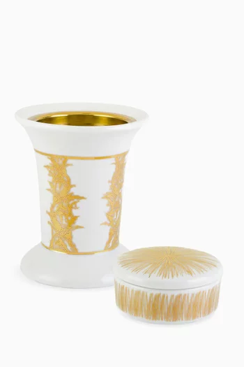 Tamrah Mabkhara & Tinket Box in Porcelain