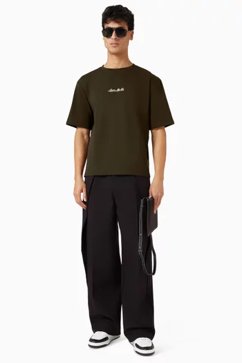 Signature Relaxed Fit T-shirt in cotton