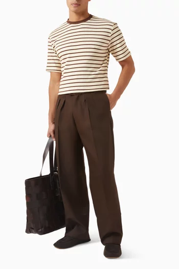 تي شيرت مخطط قطن