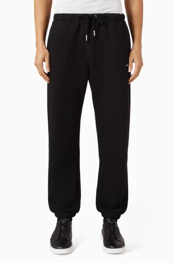 Signature Regular Fit Cuffed Sweatpants in Cotton-blend