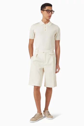Knitted Polo Top