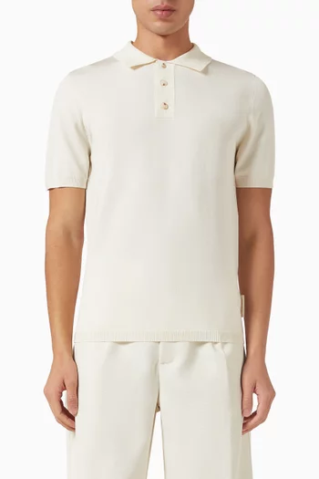 Knitted Polo Top