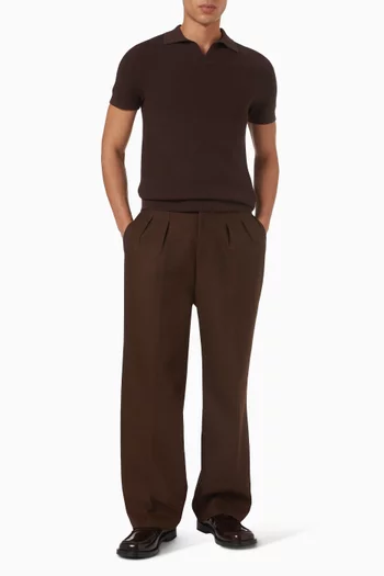 تي شيرت بولو بلون سادة