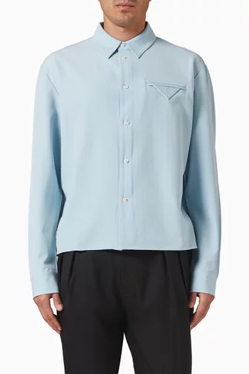 قميص أرلو مخطط بقصة قصيرة