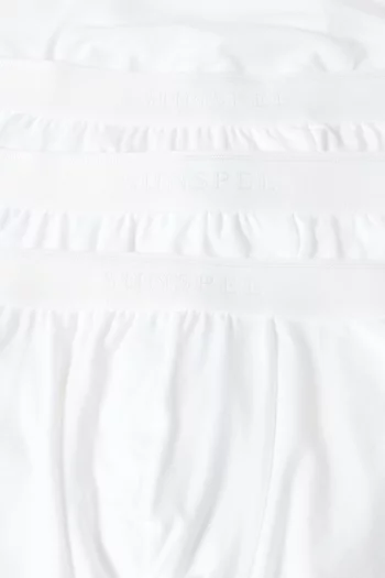 طقم بوكسر قطن مطاطي، 3 قطع