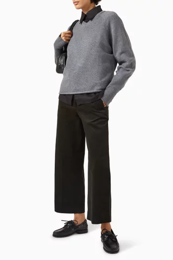 Balloon-fit Pants in Corduroy