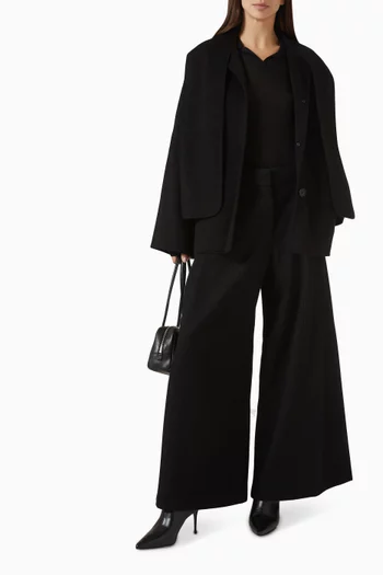 Wide-leg Pants in Wool