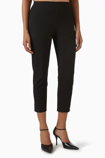Crop Slim-fit Pants in Cotton