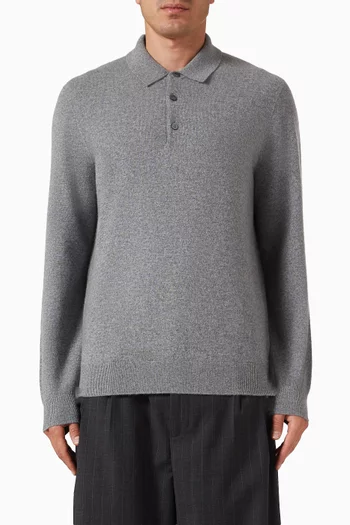 Seamless Polo Shirt in Cashmere