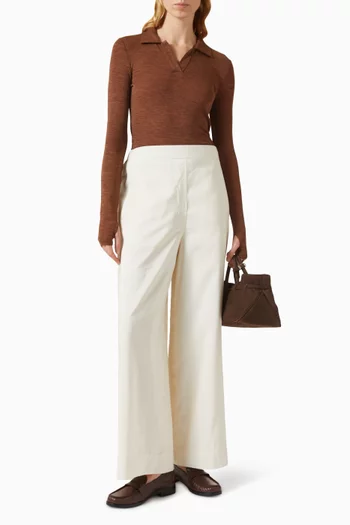 Wide-leg Pants