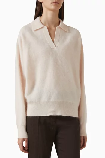 Polo Sweater in Cashmere