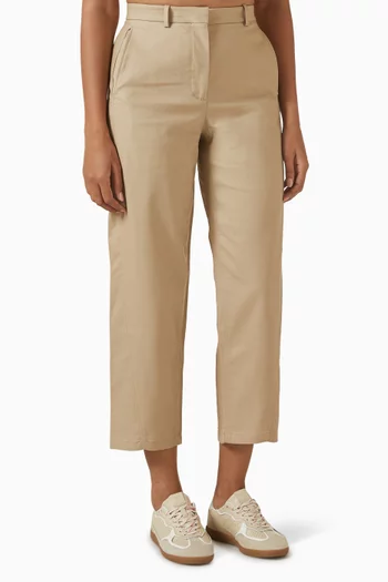 Barrel-fit Chino Pants in Cotton-blend