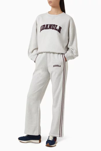 بنطال رياضي بقصة فضفاضة قطن عضوي