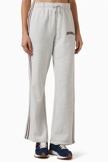 بنطال رياضي بقصة فضفاضة قطن عضوي