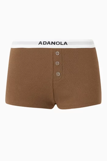 Branded Ribbed Boxers