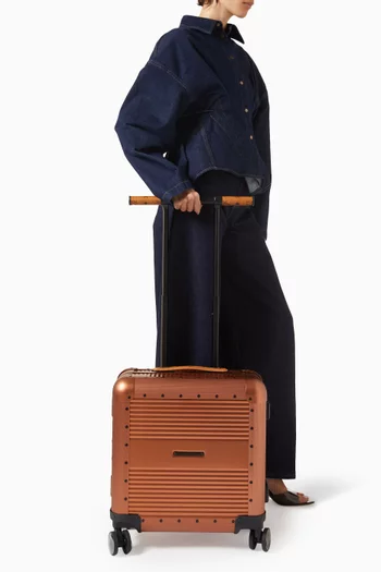 x RAWROW Ottomar Carry-on Trolley in Anodized Aluminium