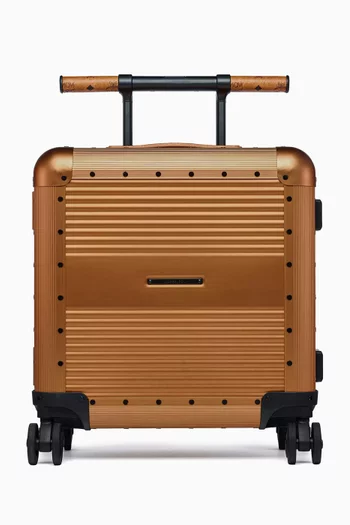 x RAWROW Ottomar Carry-on Trolley in Anodized Aluminium