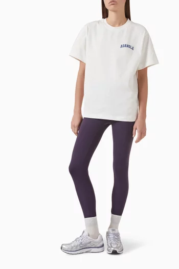 Oversized Varsity T-shirt in Organic Cotton