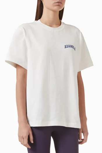 Oversized Varsity T-shirt in Organic Cotton