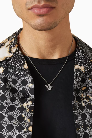 Eagle Chain Necklace in Sterling Silver