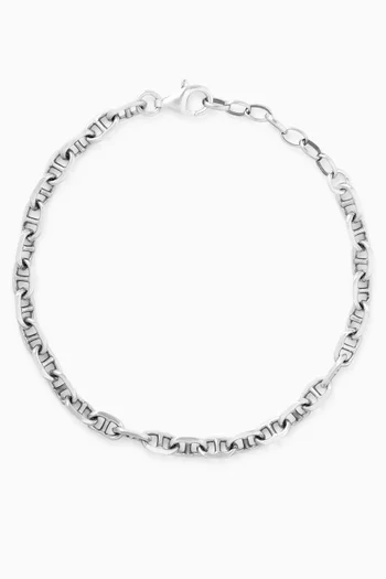 Wanted Chain Bracelet in Sterling Silver