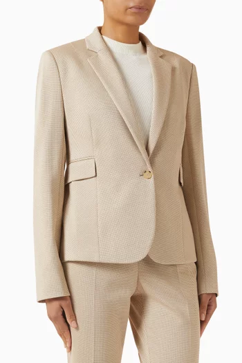 Slim-fit Blazer in Viscose Blend