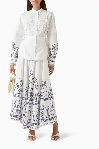 Leela Shirtdress in Australian Cotton